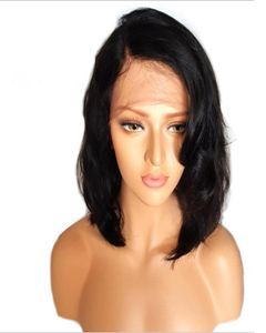 Perruque Bob Lace Front synthétique courte en soie coréenne, perruque Loose Wave, densité 130, Dream Beauty9907207