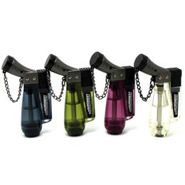 1300'c jet flamme plus léger des torchs à vent les briquets en métal Spray Micro Transparent Lighters Creative Lighter Wholesale