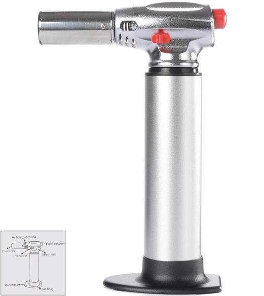 1300c Butane Scorch Torch Flame Flame Cuisine plus légère Torche Géant Heavy Duty Butane Rechargeable Culinary Torch Seloncitation6120992