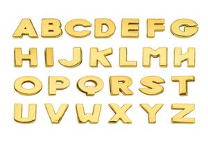 1300PCSlot Slide Letter Charms voor armband maken sleutelhanger dames sieraden 10 mm glad alfabet az diy ketting824984444