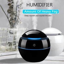 130 ml Mini ultrasónico ultrasónico Humidifer Aroma Difusor de aceite esencial Humidificadores de neblina USB para fabricantes de niebla de mesa en casa