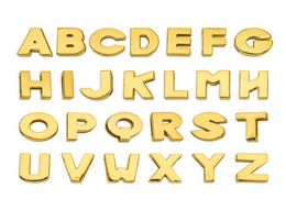 Lettres de l'alphabet anglais AZ or, 8mm, 130 pièces, lettres coulissantes unies, accessoires à créer soi-même adaptés au collier et au bracelet pour animaux de compagnie, porte-clés 9066620