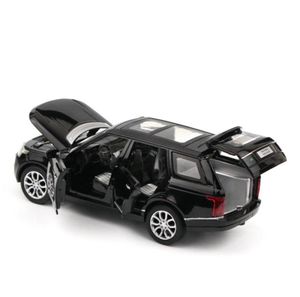 132 Range Rover SUV Simulation Jouet Modèle De Voiture En Alliage Pull Back Enfants Jouets Collection Cadeau OffRoad Véhicule Enfants 6 porte ouverte Y2006092009