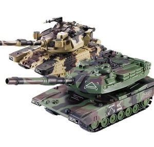 Char de combat RC sur chenilles, jouets télécommandés, modèle de voiture militaire, peut lancer des balles souples, grand tank rc 132, 4652696