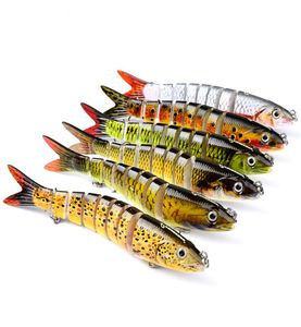 1328 cm 19g coulant Wobblers leurres de pêche articulés manivelle Swimbait 8 segments appâts artificiels durs pour matériel de pêche Lure9432093