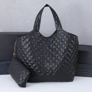 134 marques classiques sacs à bandoulière fourre-tout qualité sacs à main sacs à main en cuir luxe designers dame mode sac en cuir souple noir bandoulière 58x61x8 cm