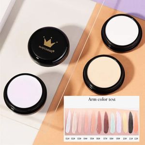 134pcs 12 kleuren Moisturizes Concealer fundering Crème Silachtige poederpasta Cover Dark Cirkels Acne Marks Waterdichte gezichtsmake -up 240327