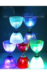 135 Lager Professionele Diabolo YOYO Speelgoed Set Hight Speed Light Up Glow Klassieke Speelgoed Lager Jongleren String Tas Kongzhu Y20042603283855