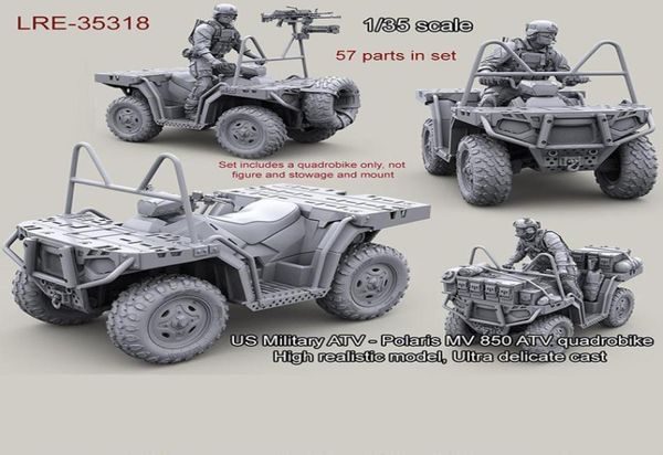 135 Modèle de résine Kit US Military ATV Polaris MV 850 ATV Quadrobike Only Car non peint et non assemblé 311G Y19056479974