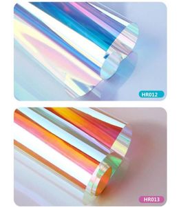 137x20m 2Colors Effet arc-en-ciel Fiche de fenêtre Iridescente Glass Tint pour construire un magasin dichroïque Stickers entiers 2572189