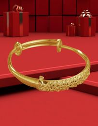 139ba Bijoux de mariage Bracelets et bracelets pour femmes de mariée 24K Gold2533884