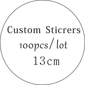 13 cm 100 stuks gepersonaliseerde bruiloftstickers zijn voorstanders dozen