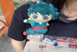 13CM My Hero Academia Stuffed Plush Toy Clip on to backpack straps Midoriya Izuku bakugou katsuki Todoroki So2882354