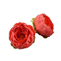 13colors 5.5cm Little Rose Peony Peony Flower Artificial para bridal Decoración de la boda de la boda Suministros de decoración del hogar Suministros