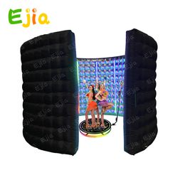 13ft opblaasbare 360 ​​Foto Booth Bekleding Draagbare LED -achtergrond voor feest binnen Outdoor Activiteiten