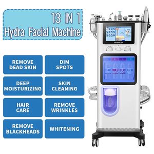 13in1 Microdermabrasie Auqa Water Hydra Machine Hydro Zuurstof Vicle Care Ultrasone gezicht Peel Spa Wrinkle Removal Treatment Beauty Device