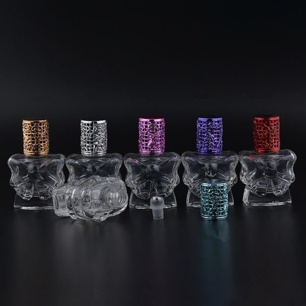 Bouteille de parfum de 13ml avec rouleau en métal, ensemble de bouteilles de voyage en forme de papillon, récipients d'échantillon pour cosmétiques F20172619