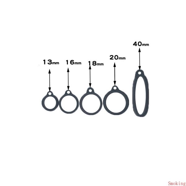 13 mm 16 mm 18 mm 20 mm 40 mm Banda de cordón de silicona Collar de silicona Clips de anillo redondo para kit de cápsula de pluma desechable Cuerda de batería plana Cuerda para el cuello