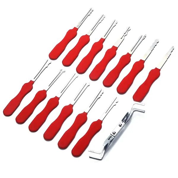 13pcs outils de sélection de verrouillage latéral double ouvreur de serrure de serrurier