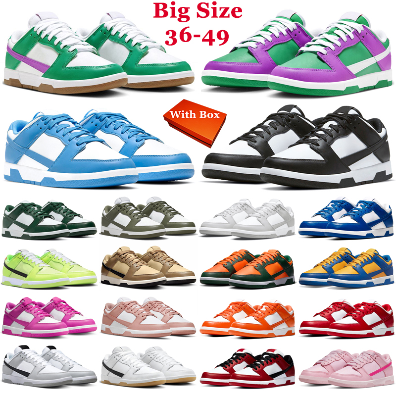 running shoes men women White Black Grey Fog UNC Triple Pink Mica Green Active Fuchsia Rose Whisper Team Gold Industrial Blue casual mens trainers flat sneakers GAI
