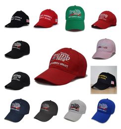 13Styles Donald Trump Baseball Hat Star USA Vlag Camouflage Cap Keep America Great Hats 3D Borduurbrief Verstelbare Snapback L4121415