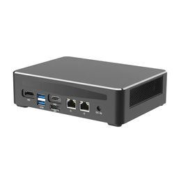 Mini PC de jeu 13e génération, windows 11 pro, I5-1340P, Intel Thunderbolt 4, DDR5, 4800MHz, PCIE4.0, ordinateur Gamer, 2x2.5G LAN, 4x4K, WiFi6