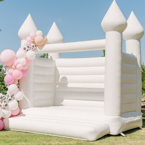 13x13ft-4x4m opblaasbaar bruiloft Bounce Witte Huis Verjaardagsfeestje Jumper Bouncy Castle