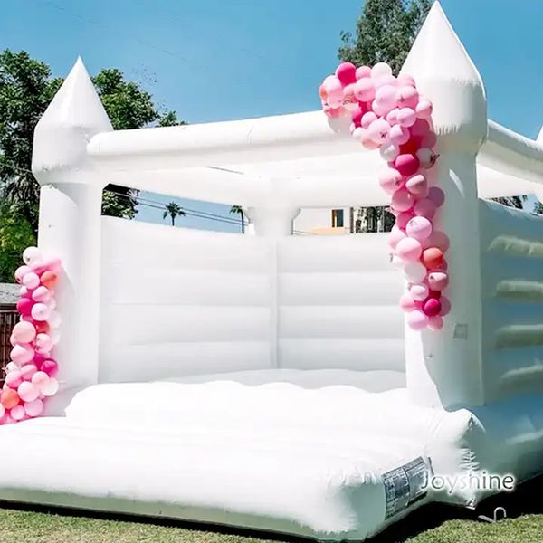 13x13ft Blanc Bounce House Gonflable Commercial Château Gonflable Mariage Videur Châteaux Gonflables Bounce Combo Pour Adultes