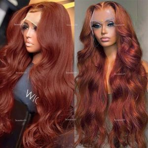 13x4 Brun Front Human Hair Wigs for Women Livraison gratuite 360 WEST 34 30 pouces 4x4 Body Wave 13x6 HD Lace Frontal Wig Al