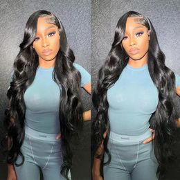 13x4 HD Lace Frontal 13x6 Human Hair for Black Women 30 32 Inch Body Wave Front Braziliaans 240401