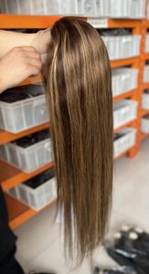 13X4 Kant Voor Menselijk Haar Pruiken 130% Dichtheid Recht Ombre P4 27 Hoogtepunt Gekleurde Braziliaanse Wig252v