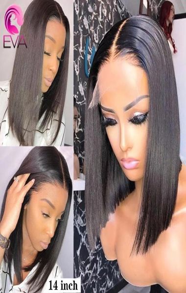 13x4 Lace frontal Brasil Wig Black Brown Ombre Wig 150 Pixie Short Bob Cut Wigs para mujeres Preparadas con Baby Hai5285671