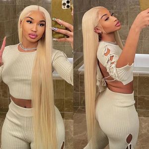 13x6 Wig frontal HD transparent 613 perruques frontales en dentelle blonde pour femmes 13x4 cheveux en dentelle sans glué sans glu