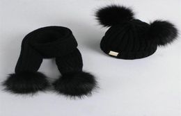 13 ans hiver bébé chapeaux écharpe pour enfants marque voyage garçon mode bonnets Skullies Chapeu casquettes coton casquette de Ski fille tricot ha81645336