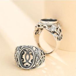 Bases semi-montées en argent STERLING 925, 14, 10mm, base vierge, bagues vierges, ensemble de réglage de bagues, bijoux cadeau A5471307L