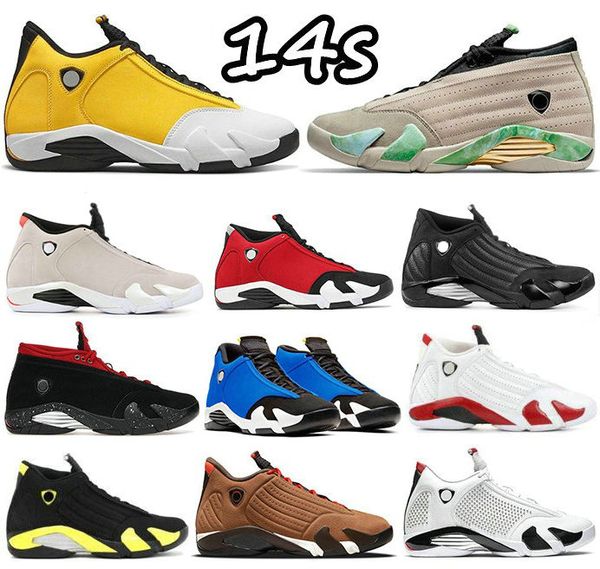 14 14s Zapatos de baloncesto 2023 Laney Gym Red Ginger Jayson Tatum Oregon Ducks Metallic Silver Low Lipstick Fortune Candy Cane Winterized University Blue gold Sneakers