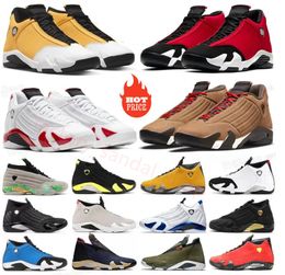 14 14s chaussures de basket-ball hommes formateurs Jumpman 14S OG baskets marron clair rouge hyper royal jaune café chocolat kaki gris beige étain or baskets baskets