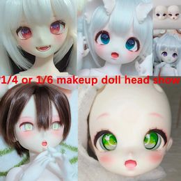 14 16 BJD Anime poupée tête frais de maquillage pas d'autres veuillez contacter le vendeur avant d'acheter 240129