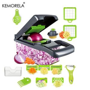 14/16 en 1 Chopper de cebolla de cebolla de vegetales multifuncional Manejo de alimentos Chopper Chopper Corte de verduras Dicer Corte 231221