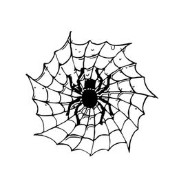 14 2 13 4CM Catoon Spider Insect Halloween Decal vinyl Car Sticker Black Silver CA-1108262x