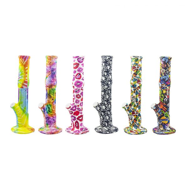 Bangs Hookah Dab Rigs Water'Pipe 14,37 pouces d'épaisseur Silicone Bong Big shisha Bong narguilés pour adulte