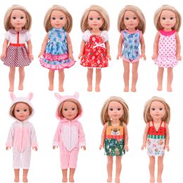 14,5 pouces de poupée BodySuit Hoodedsuspender Jupe, chaussette de cuisse en dentelle Nancy Doll36cm Paola Renioalive Baby Doll Girl's Toy
