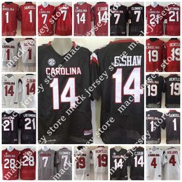 14 C.Shaw Connor Shaw Jersey 19 Jake Bentley 7 Jadeveon Clowney 21 Marcus Lattimore 1 Deebo Samuel Stitched College Football Jerseys South South