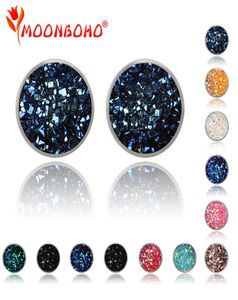 14 Color 12 mm Pendientes de marca de moda Arete de cristal de bola de alta calidad para mujeres Joyería de moda completa8620706