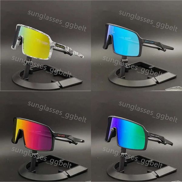 14 couleurs en gros OO9463 Lunettes de soleil Sutro Femmes Designer Lunettes Bicycle Gogles 3 Lens Polaris Sports Outdoor Bike Men Cycling Eyewea 2024