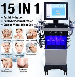 14 en 1 hydra microdermabrasion aqua peel machine faciale professionnelle hidrofacial hydro jet équipement de beauté