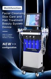 14 en 1 Microdermabrasion oxygène soins de la peau du visage nettoyage en profondeur Hydra Dermabrasion Machine