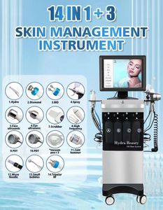 14 in 1 original hydrafacial machine Dermabrasion Hydrafacial Cleaning Machine Equipment Cleaning Skin Care Blackheads Removal Smooth Wrinkles