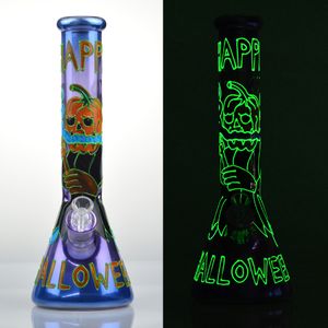 14 inch acryl water pijp glas bong roken waterpijp 7mm bekerglas handgeblazen bongs ijsvanger DAB olie rigs bubbler 14mm kom