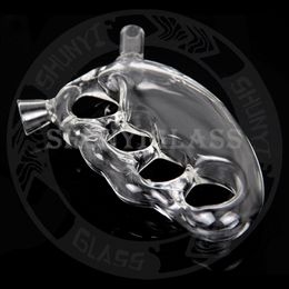 Pipes à main de 14 pouces Plates-formes pétrolières Narguilé image en verre transparent Tuyaux en verre Fumée pipe à eau tabac cool bongs Dab rig recyler